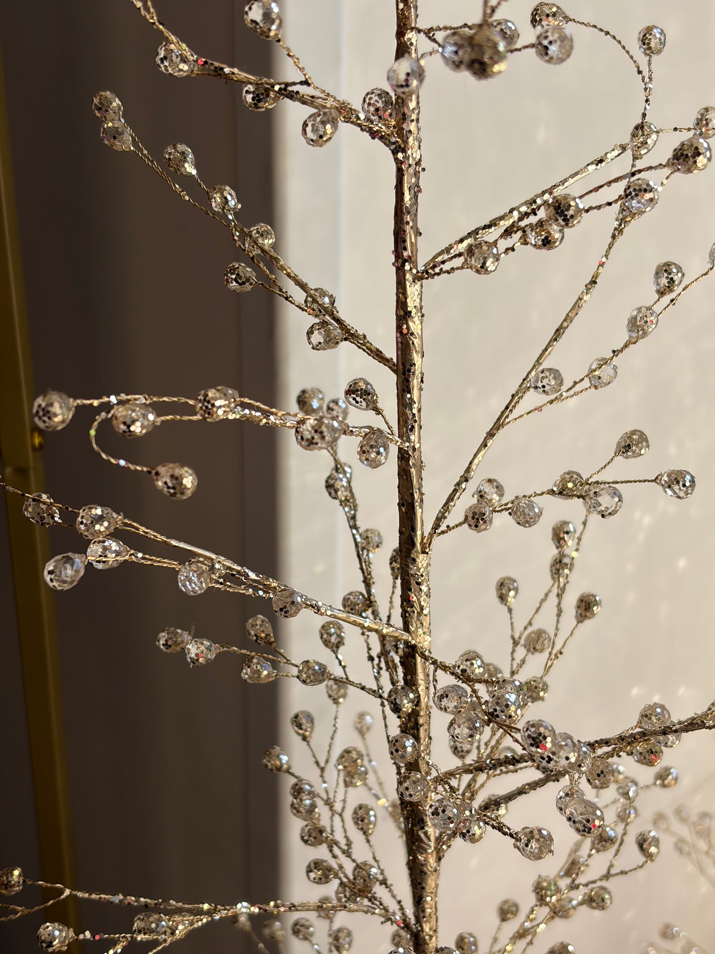 Albero gocce brillantini