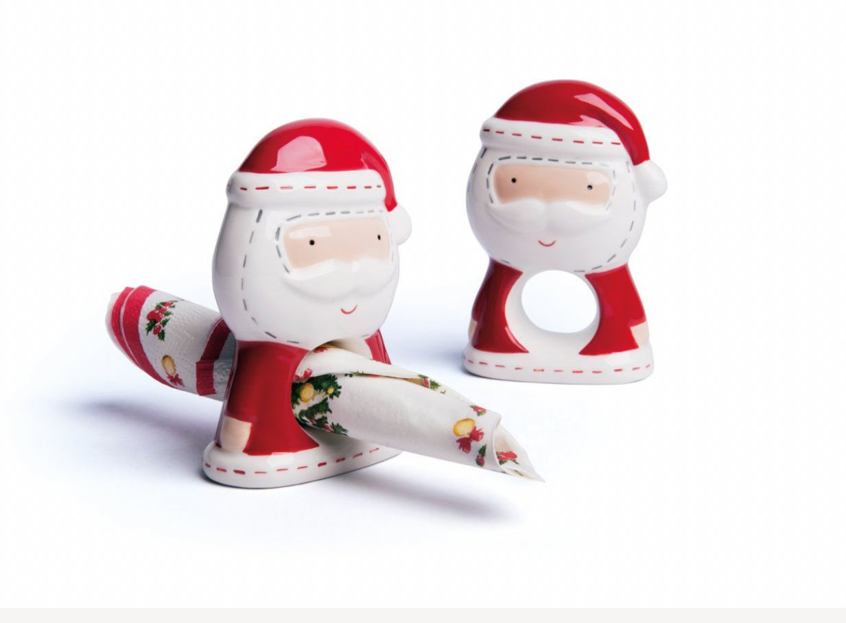 Portatovagliolo Santa Claus