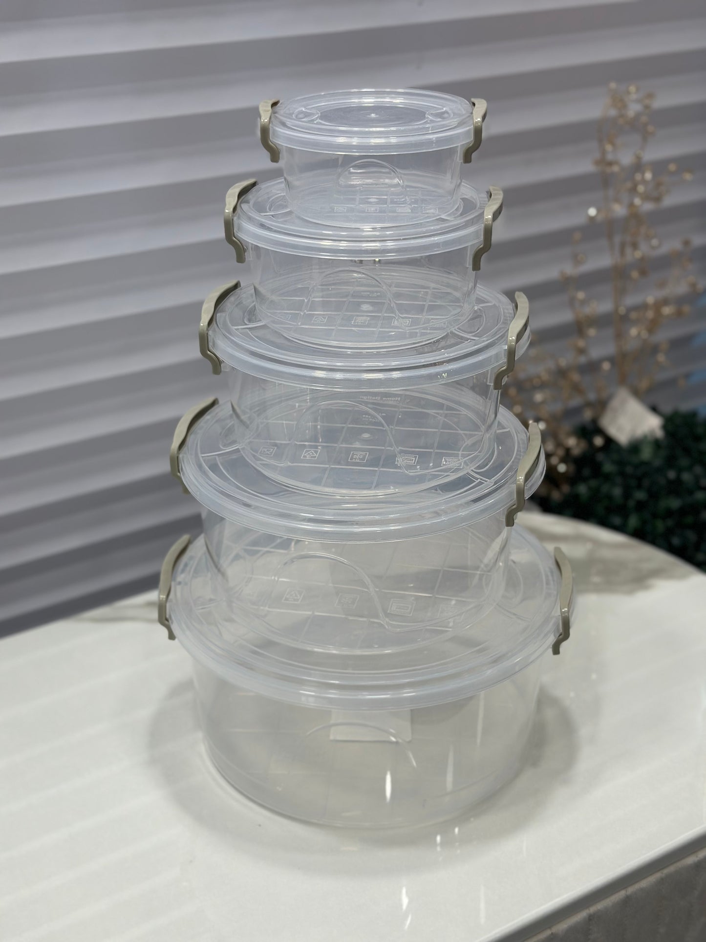 Set 5 contenitori | Grigio