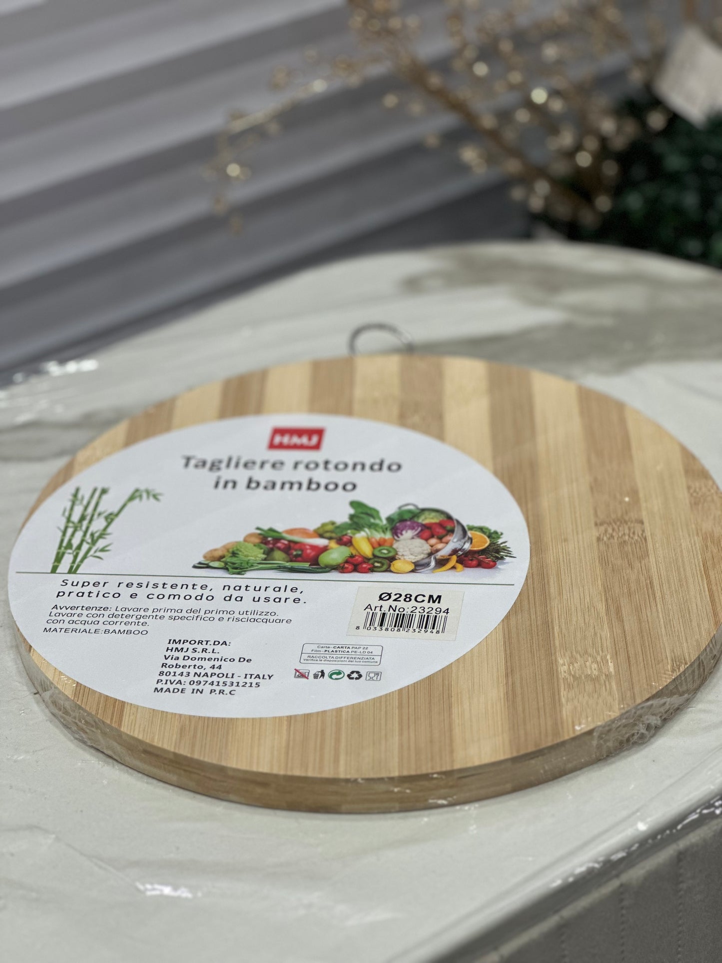 Tagliere rotondo Bamboo