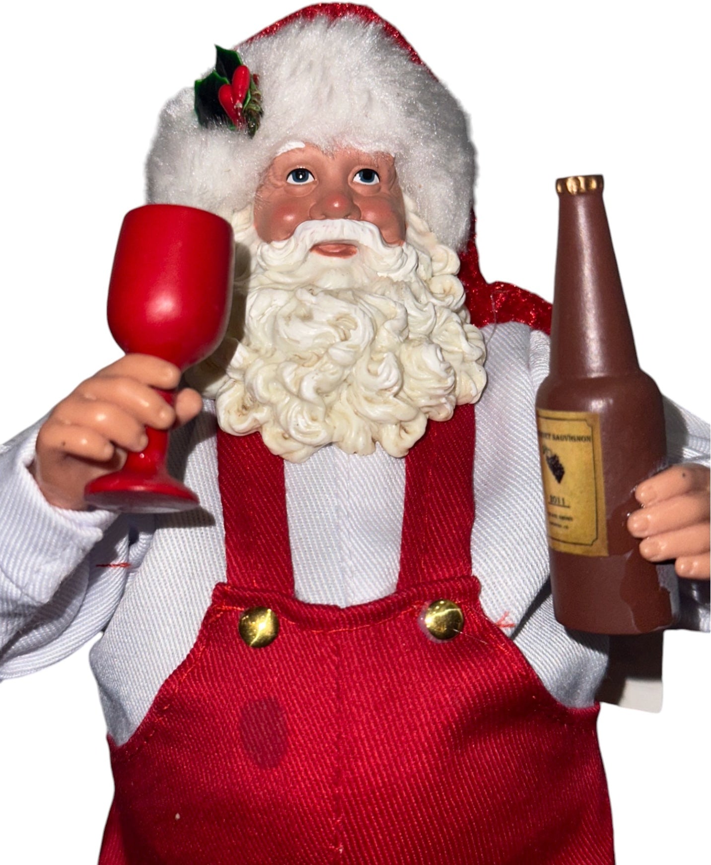 Statuetta Babbo Natale Vino
