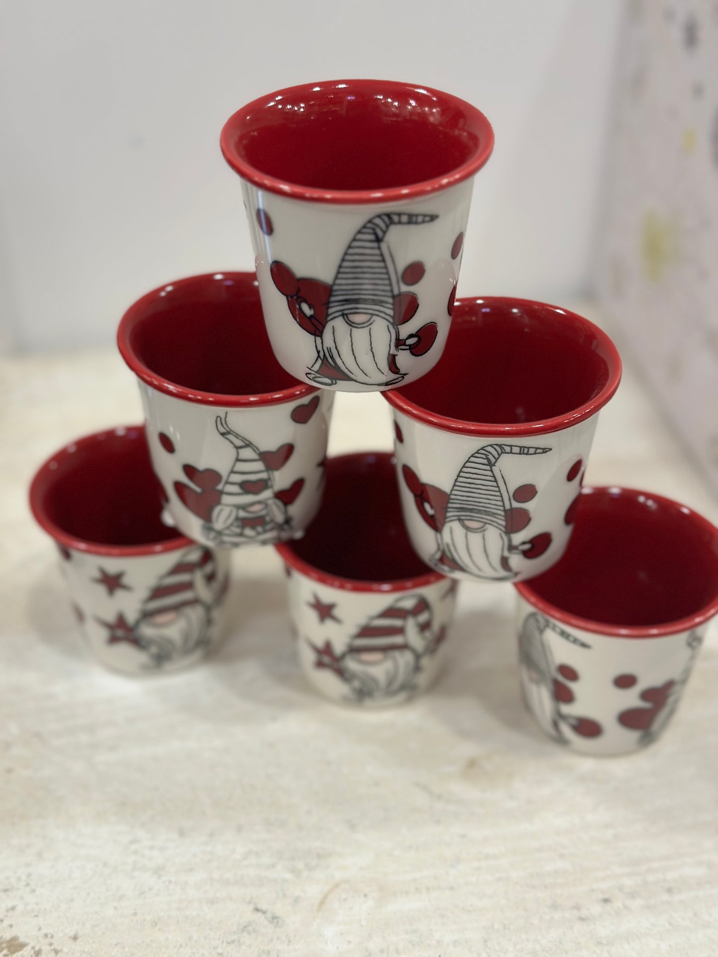 Bicchierini da caffè natalizi