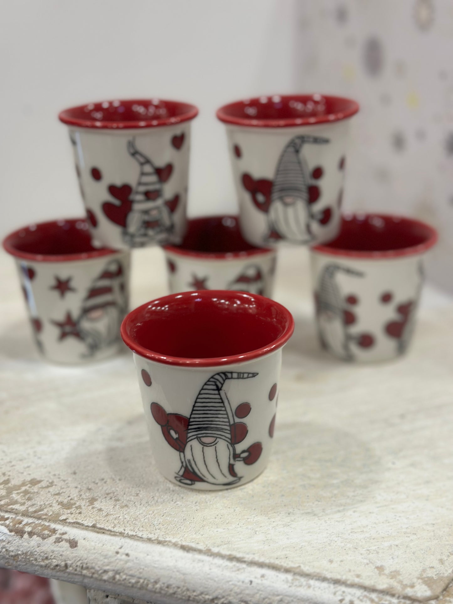 Bicchierini da caffè natalizi