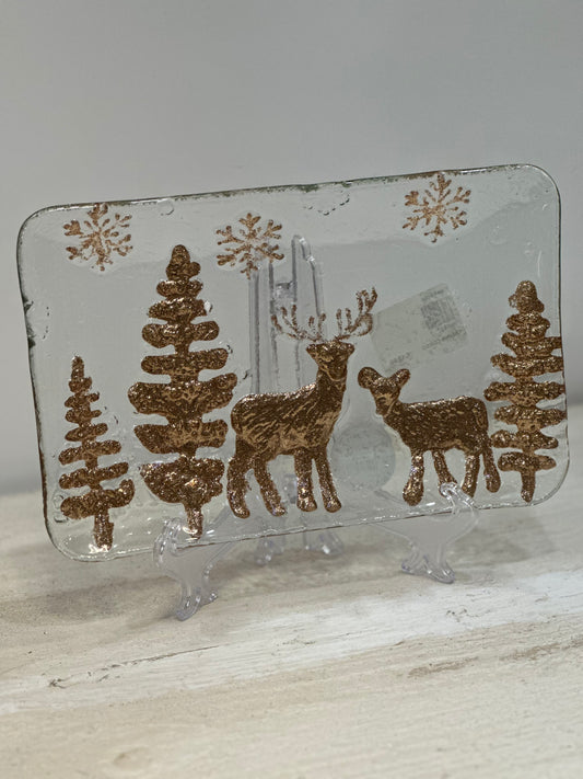 Vassoio Renne oro | SMALL