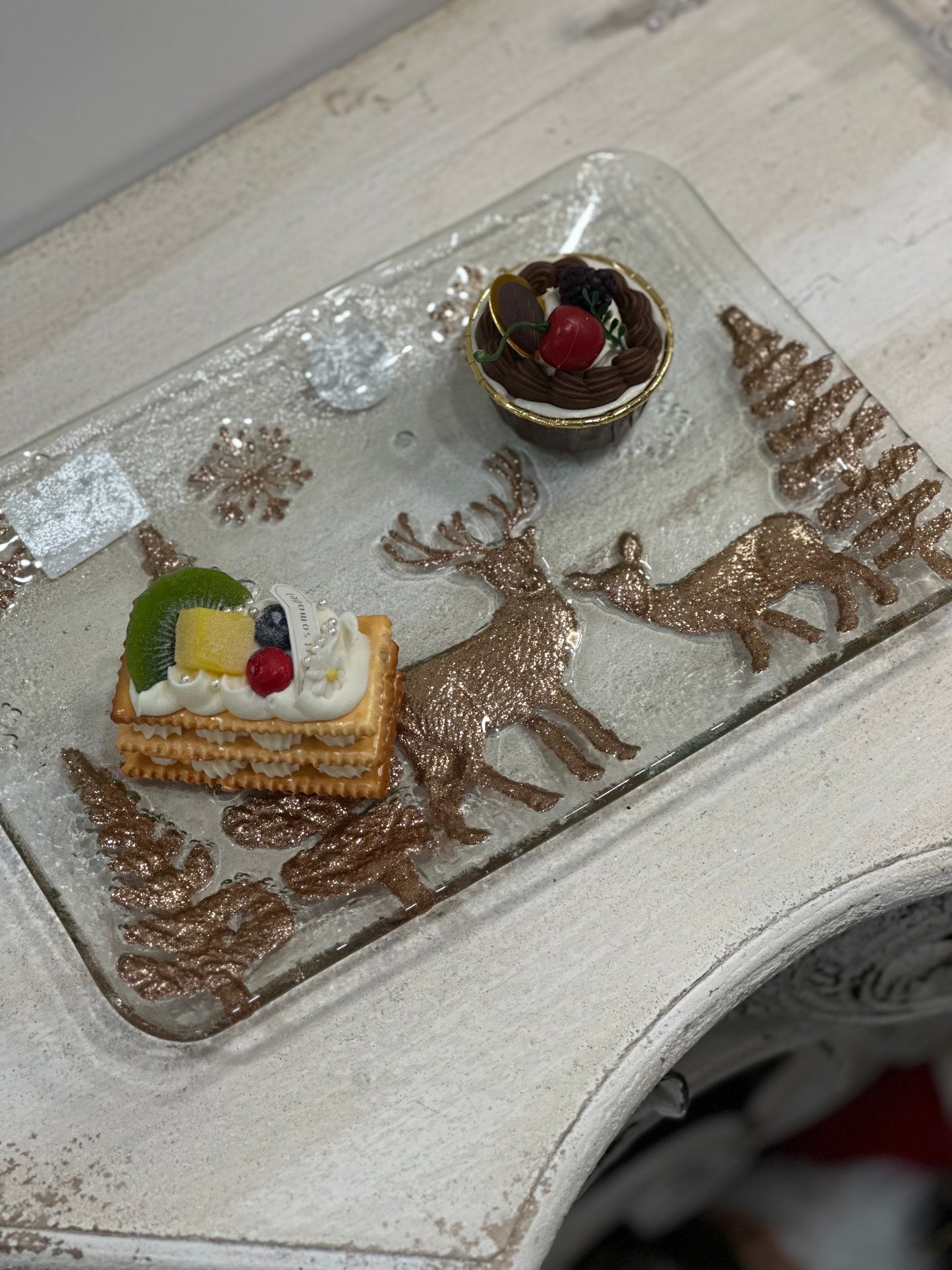 Vassoio Renne oro | BIG