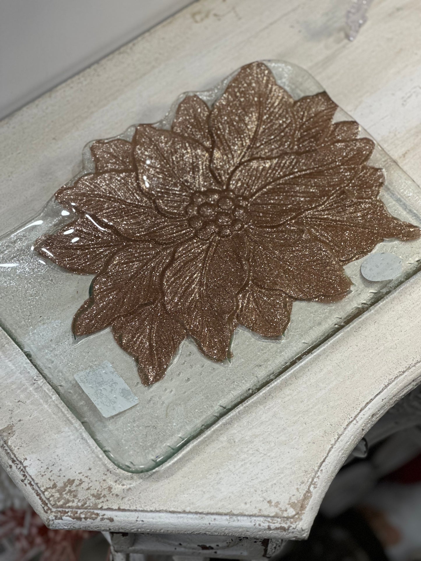 Vassoio Stella di Natale oro | BIG