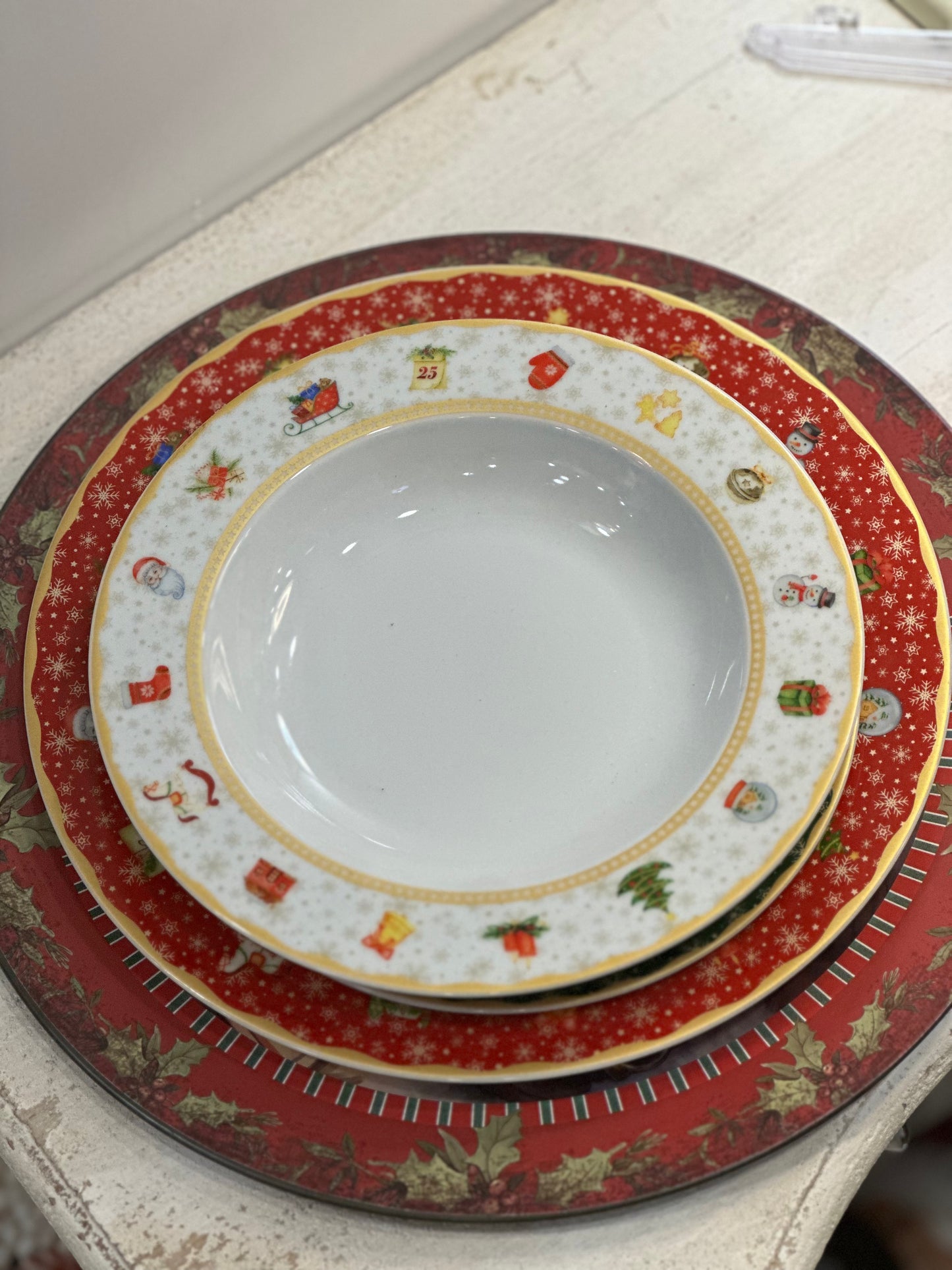 Sottopiatto Babbo Natale