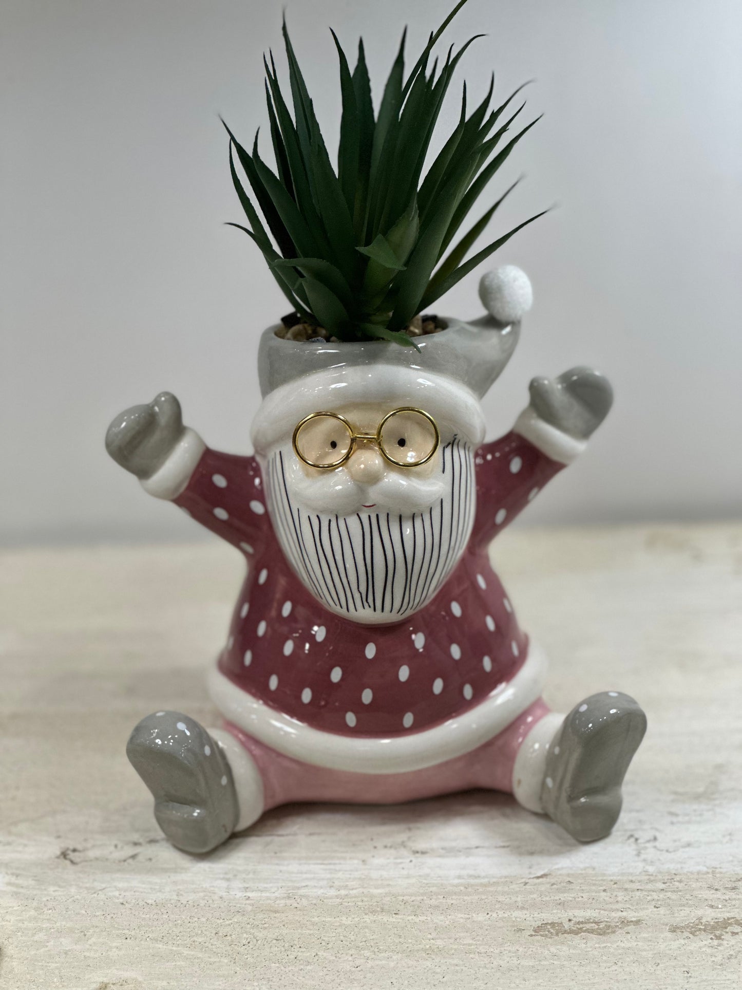 Piantina Babbo Natale Seduto