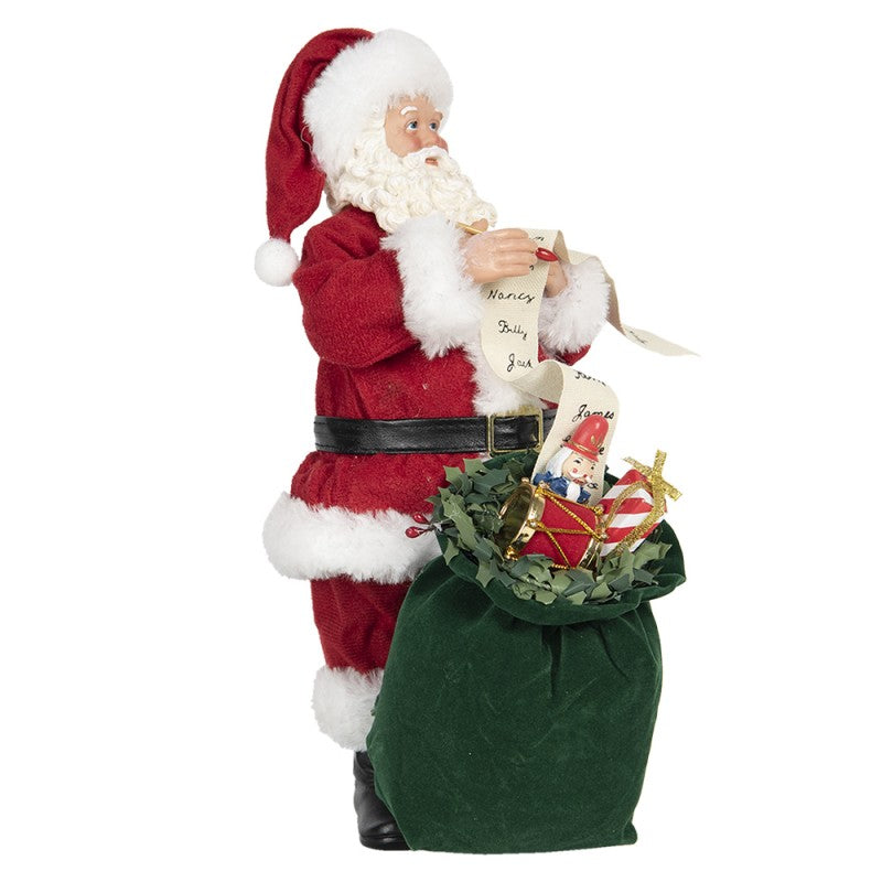 Statuetta Babbo Natale Lista