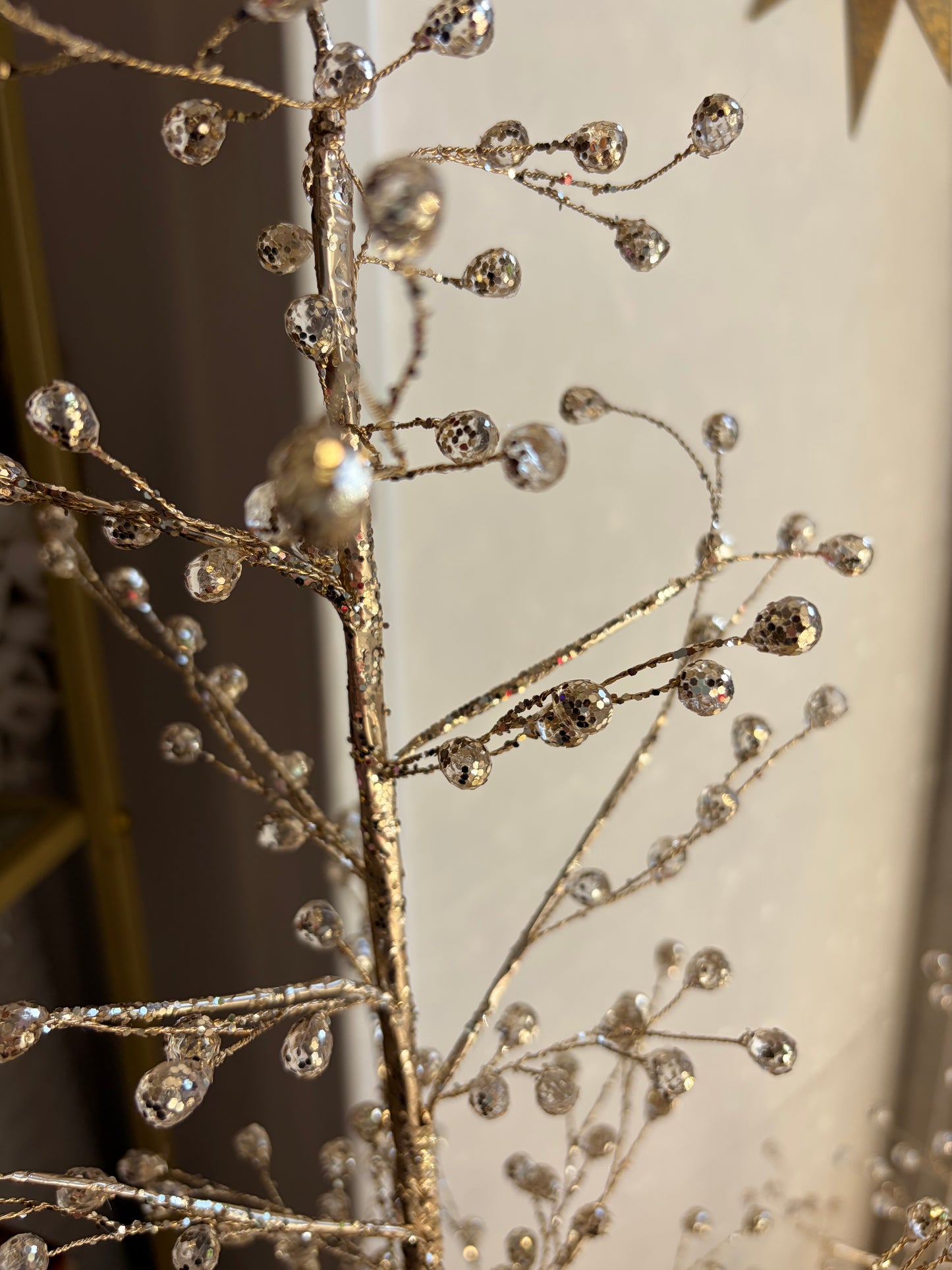 Albero gocce brillantini