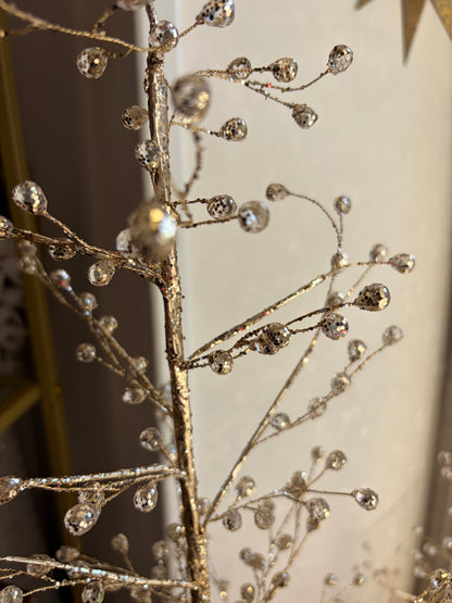 Albero gocce brillantini