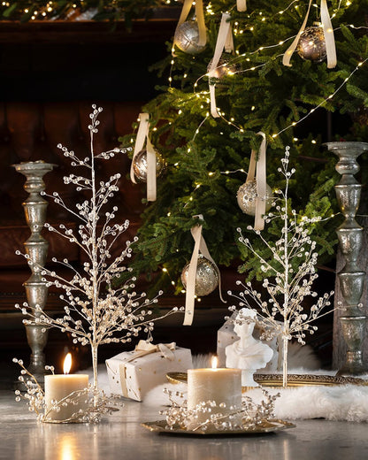 Albero gocce brillantini