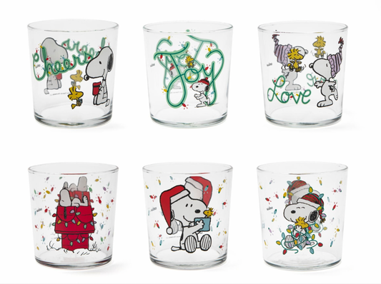 Set Bicchieri Peanuts