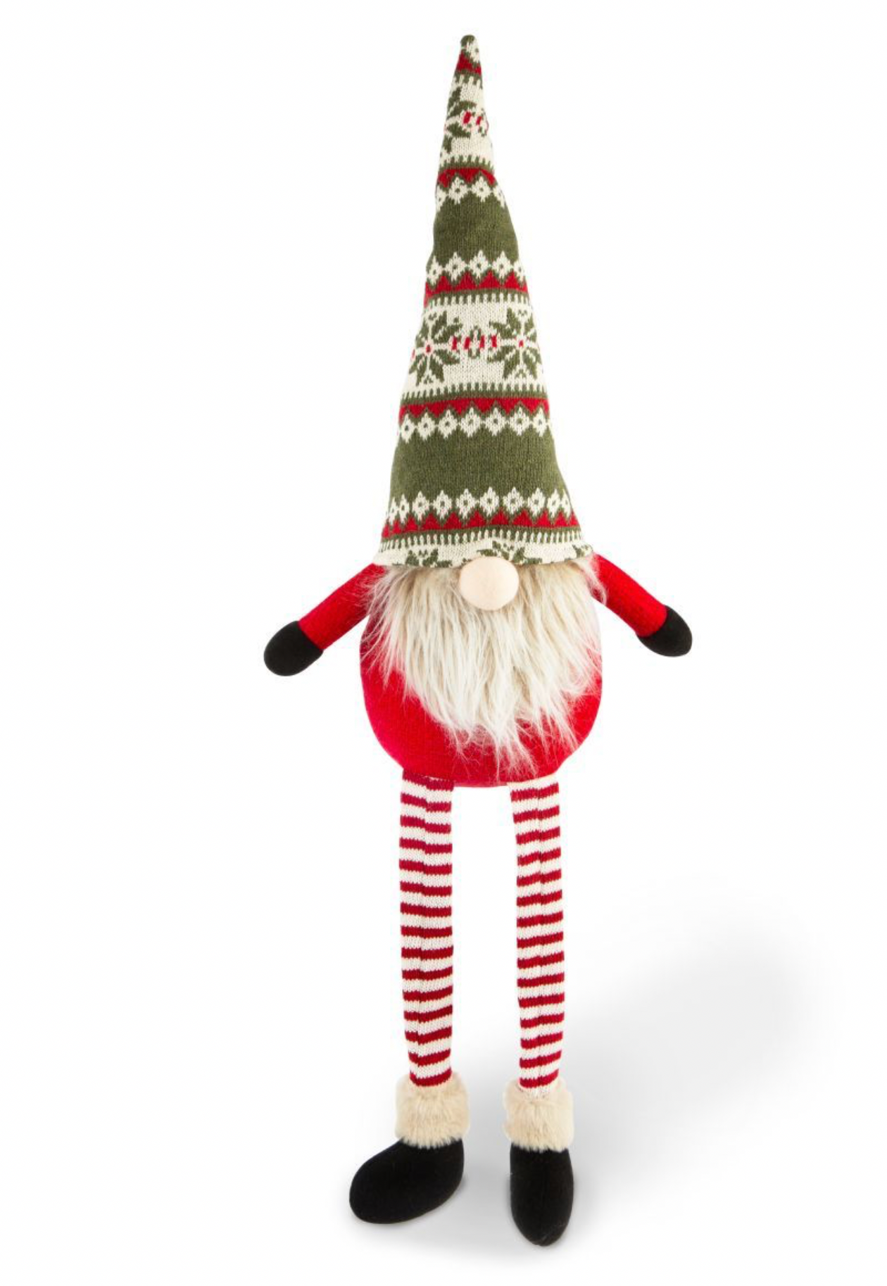 Gnomo con gambe penzolanti