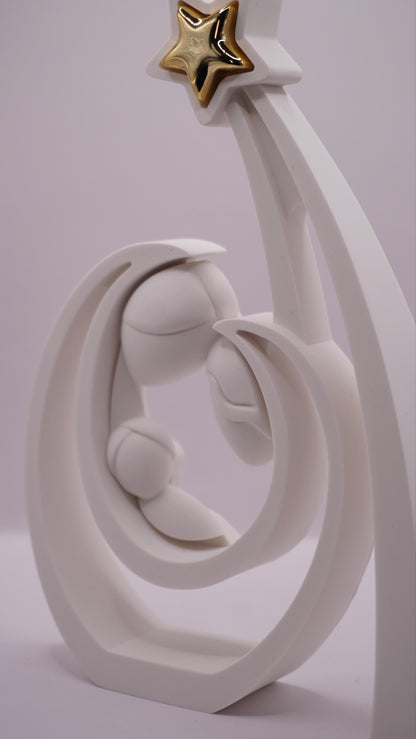 Sacra famiglia stil forato