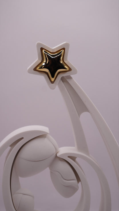 Sacra famiglia stil forato