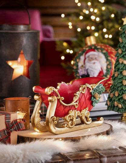 Slitta Rosso Natale
