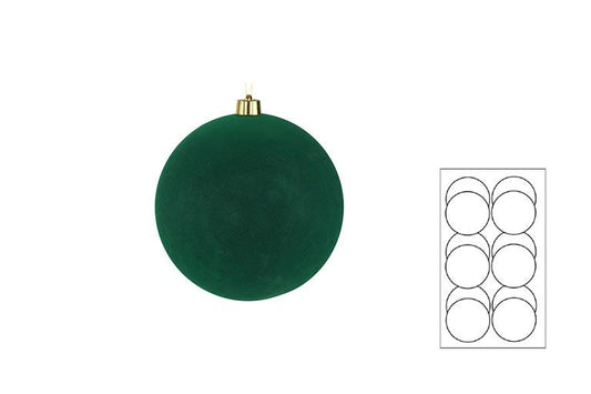 Pallina in velluto 10cm