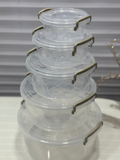 Set 5 contenitori | Grigio