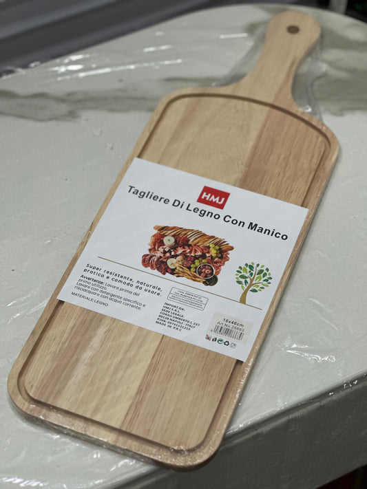Tagliere con manico Bamboo