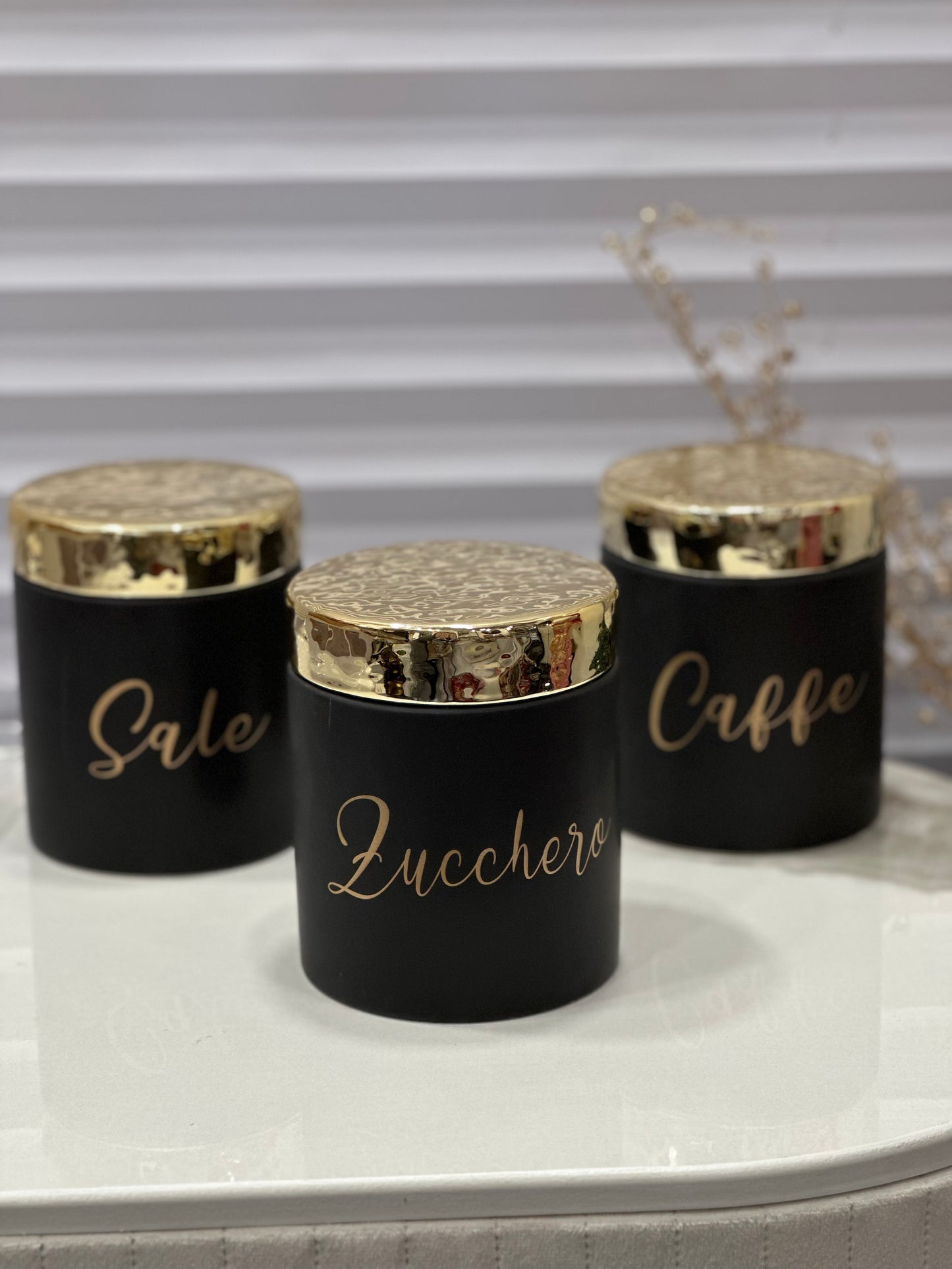 Tris Barattoli | Noir