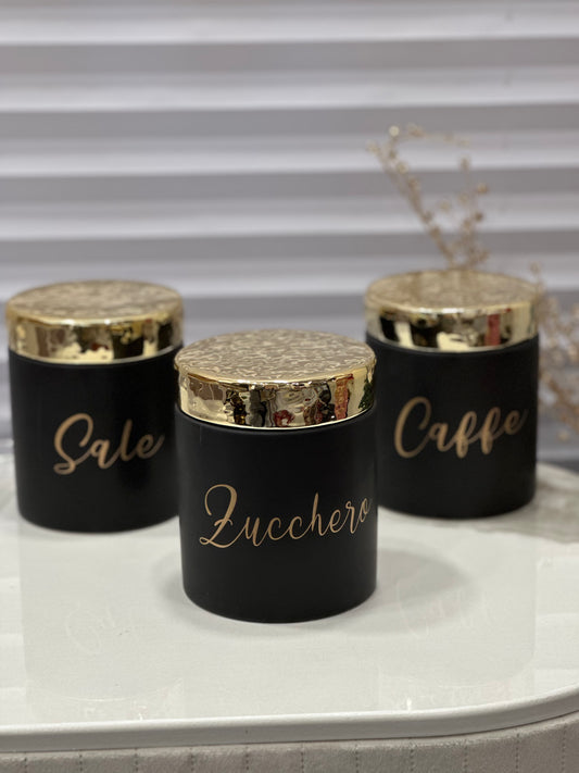 Tris Barattoli | Noir