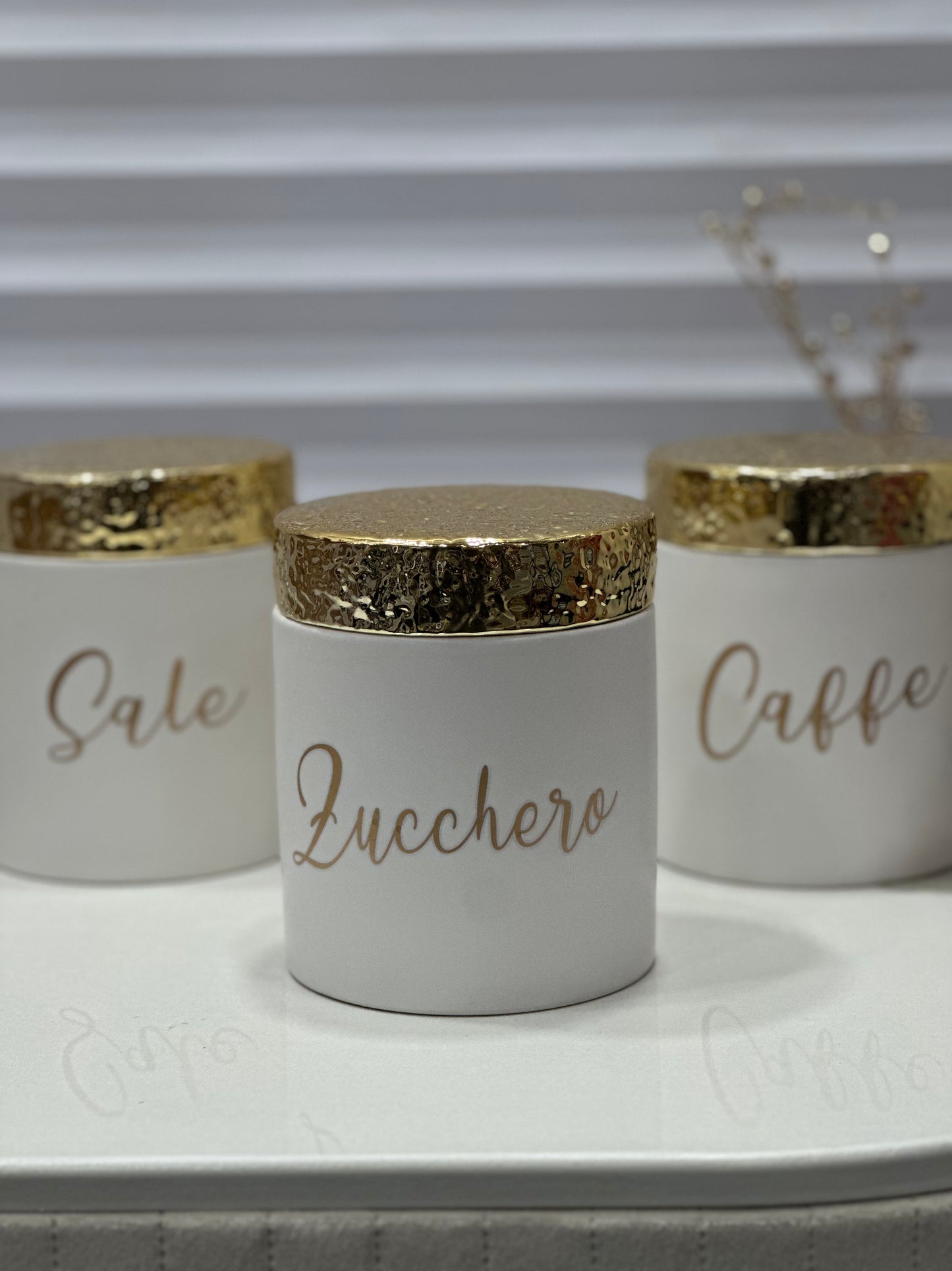 Tris Barattoli | White