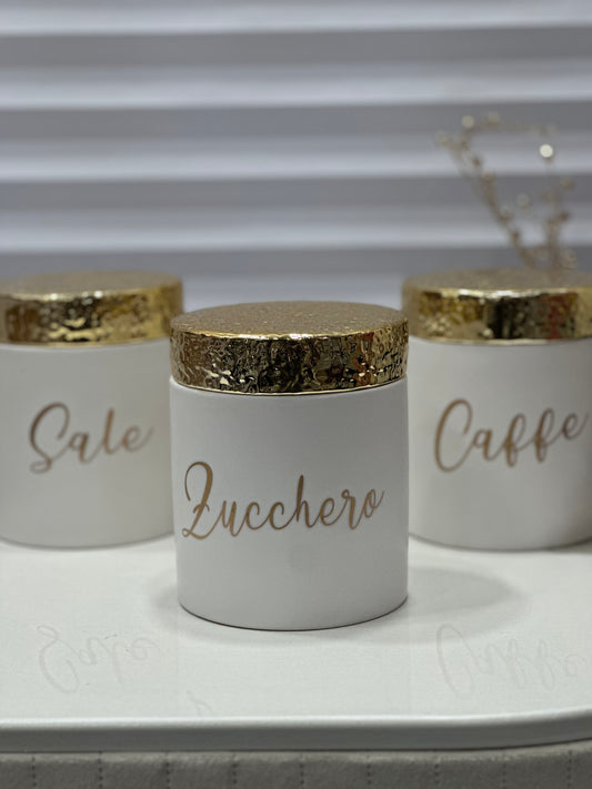 Tris Barattoli | White