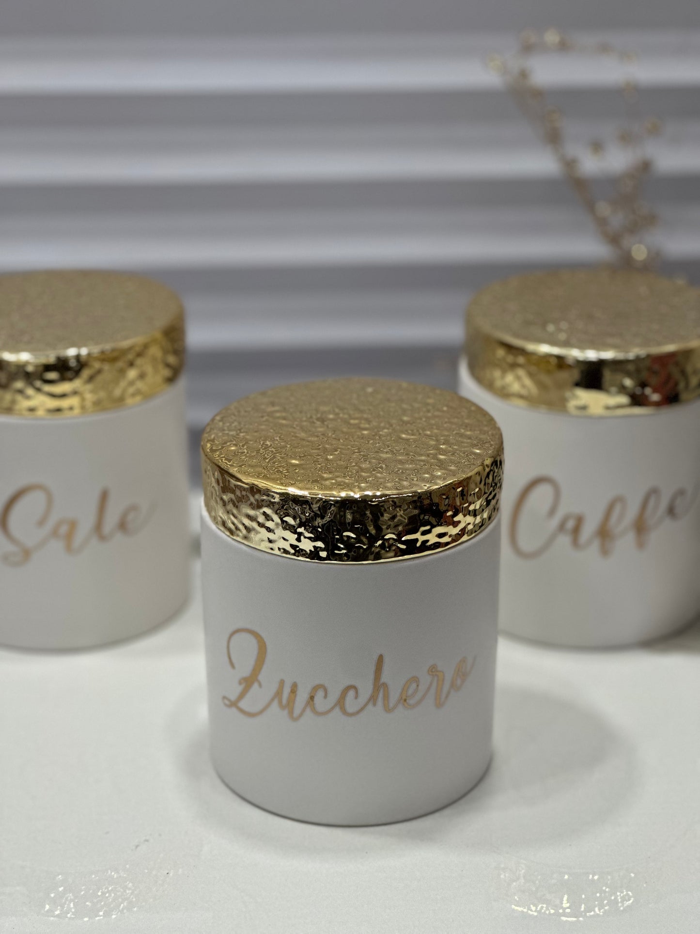 Tris Barattoli | White