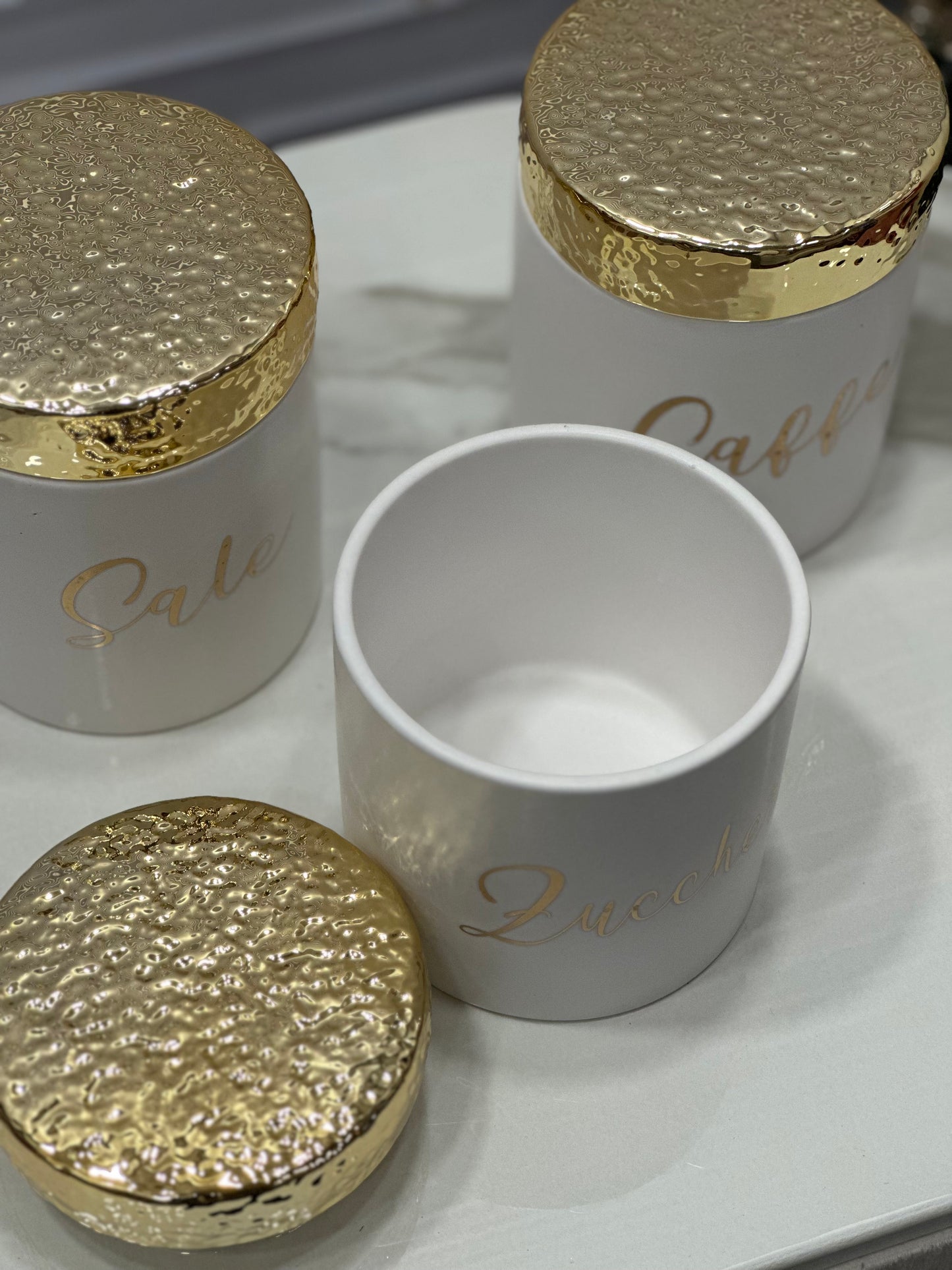 Tris Barattoli | White