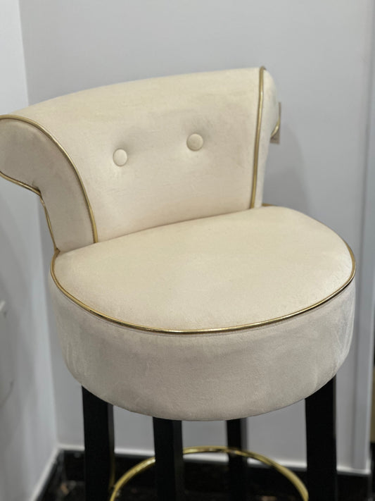 Sgabello Luxury Beige