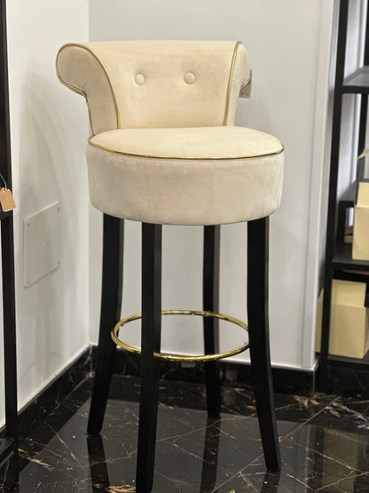 Sgabello Luxury Beige