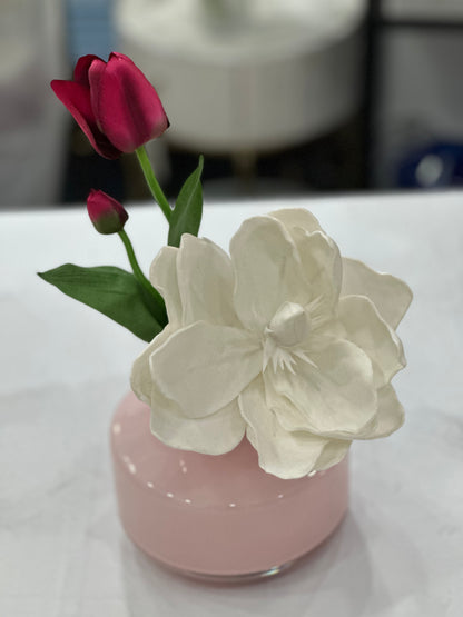 Vaso Rotondo Collo | Rosa Cipria