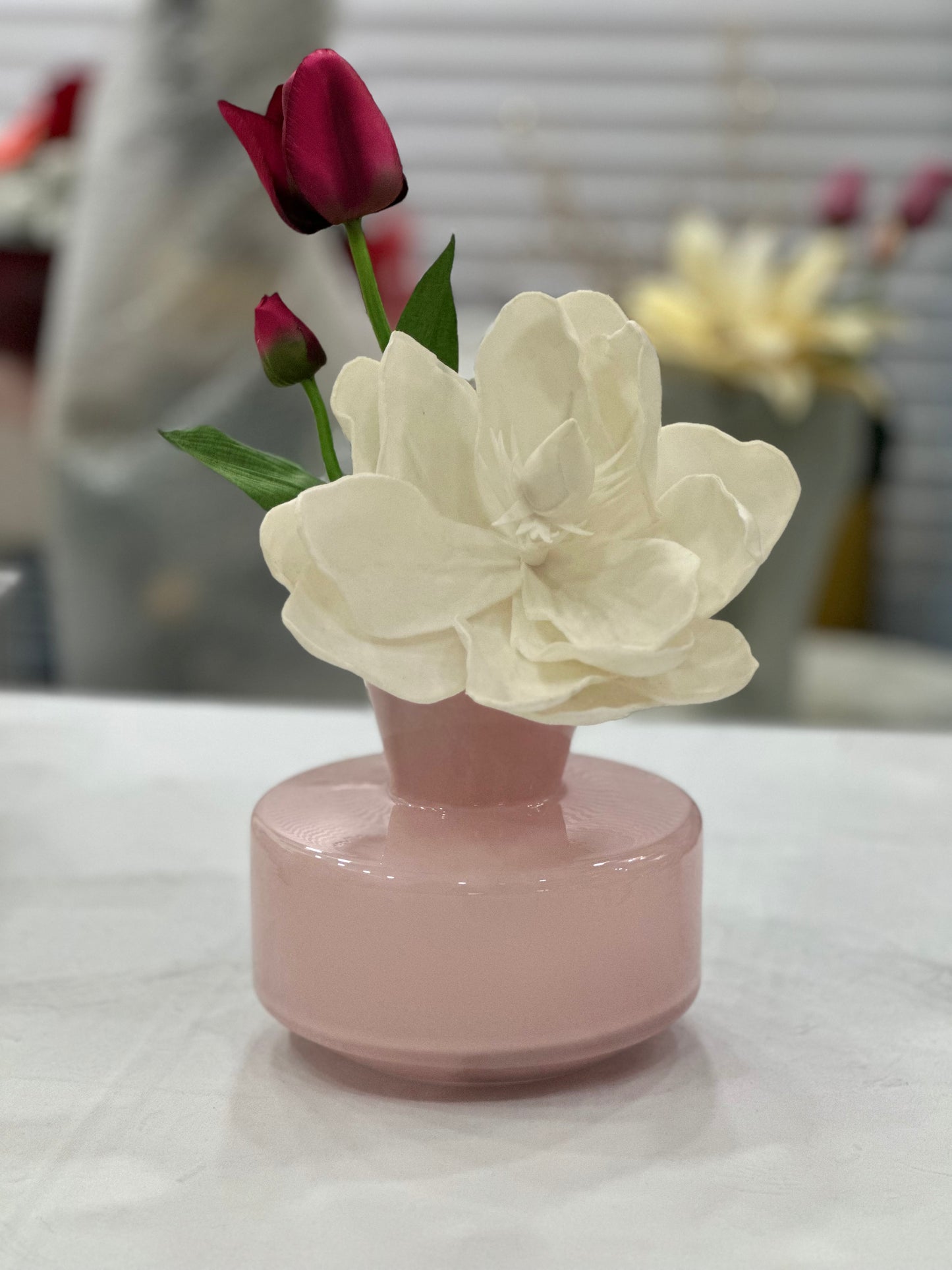 Vaso Rotondo Collo | Rosa Cipria