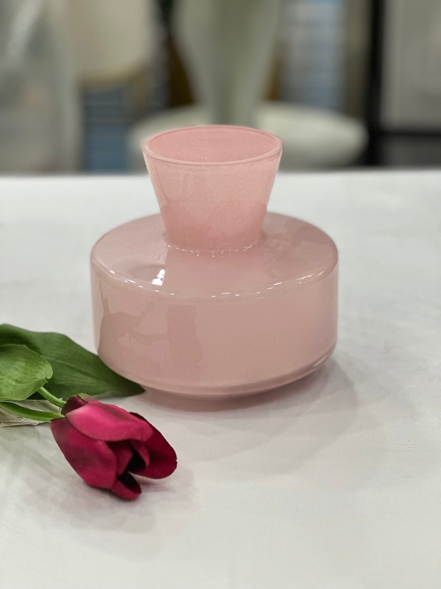 Vaso Rotondo Collo | Rosa Cipria