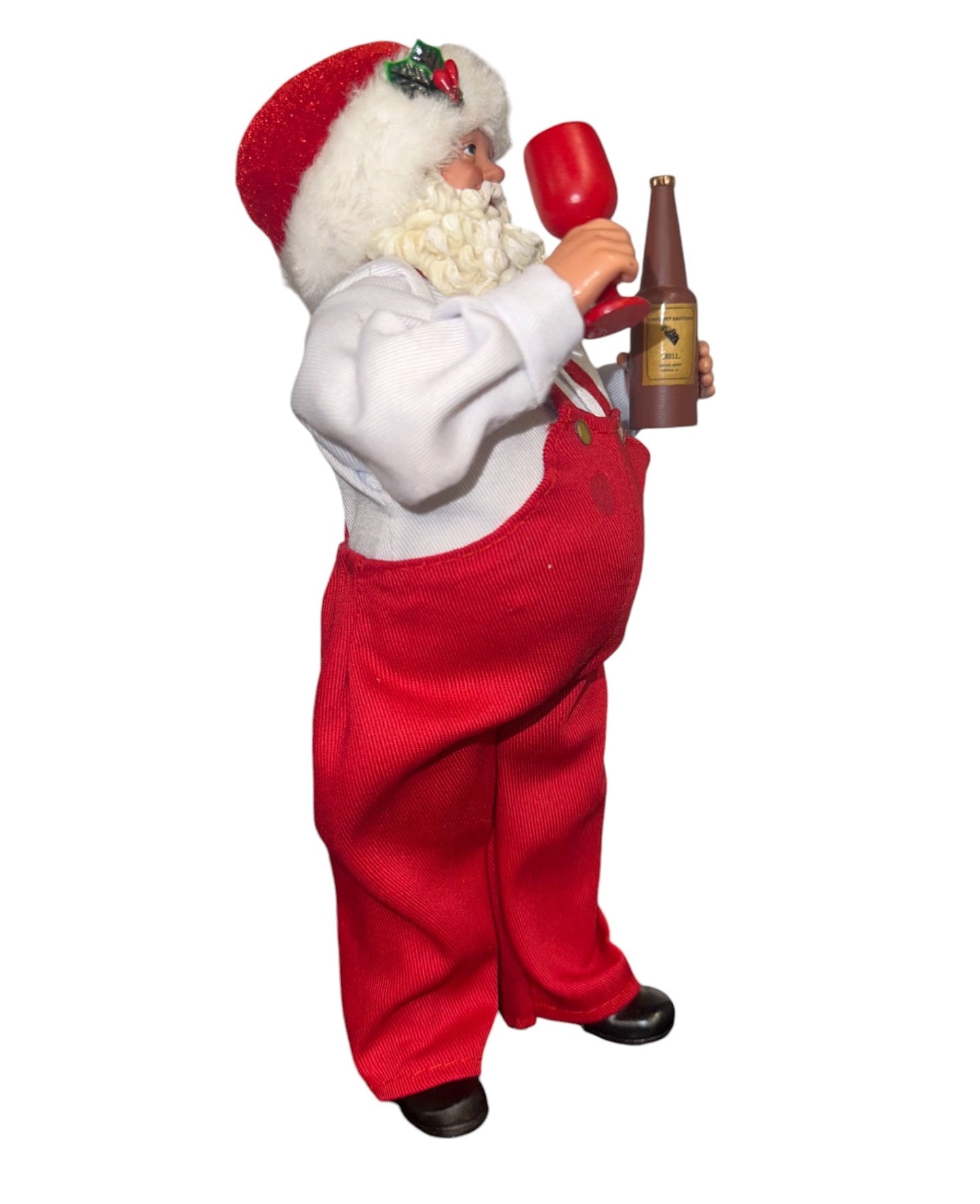 Statuetta Babbo Natale Vino