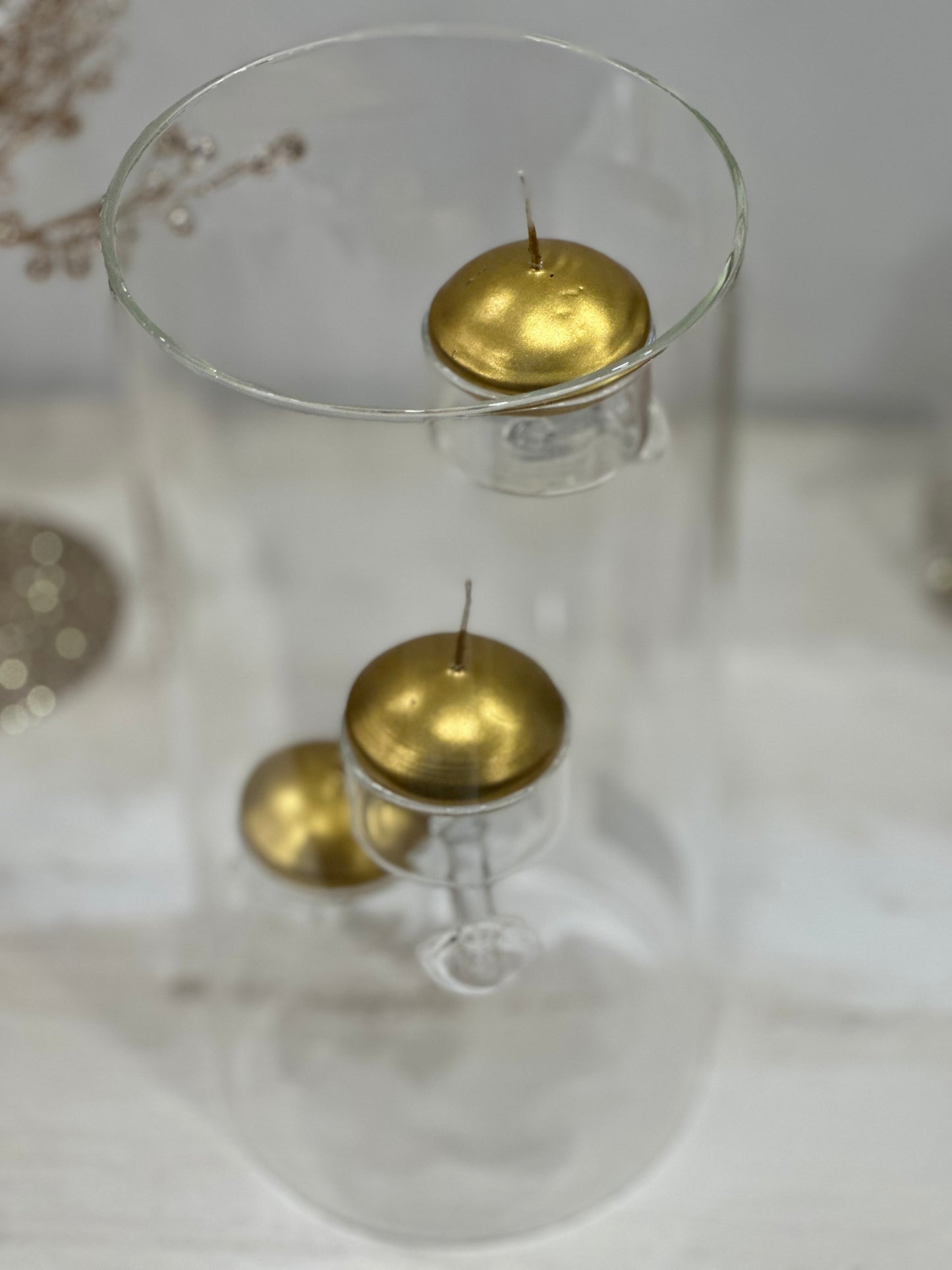 Portacandele cilindro trasparente | MAXI