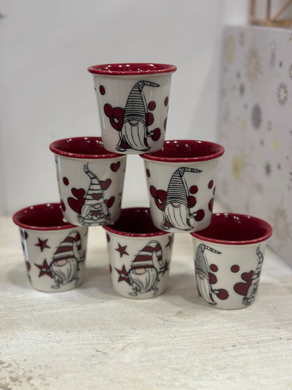 Bicchierini da caffè natalizi