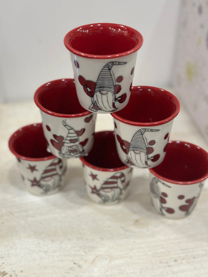 Bicchierini da caffè natalizi