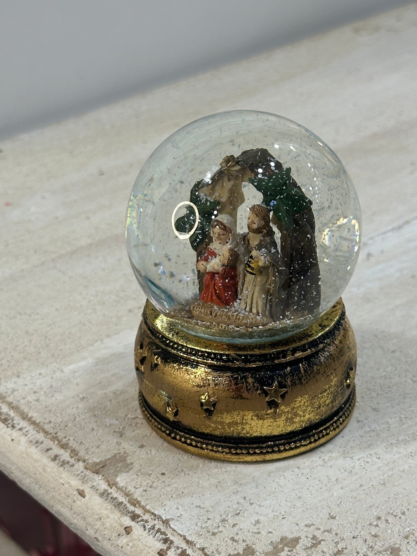 Palla di vetro natalizia