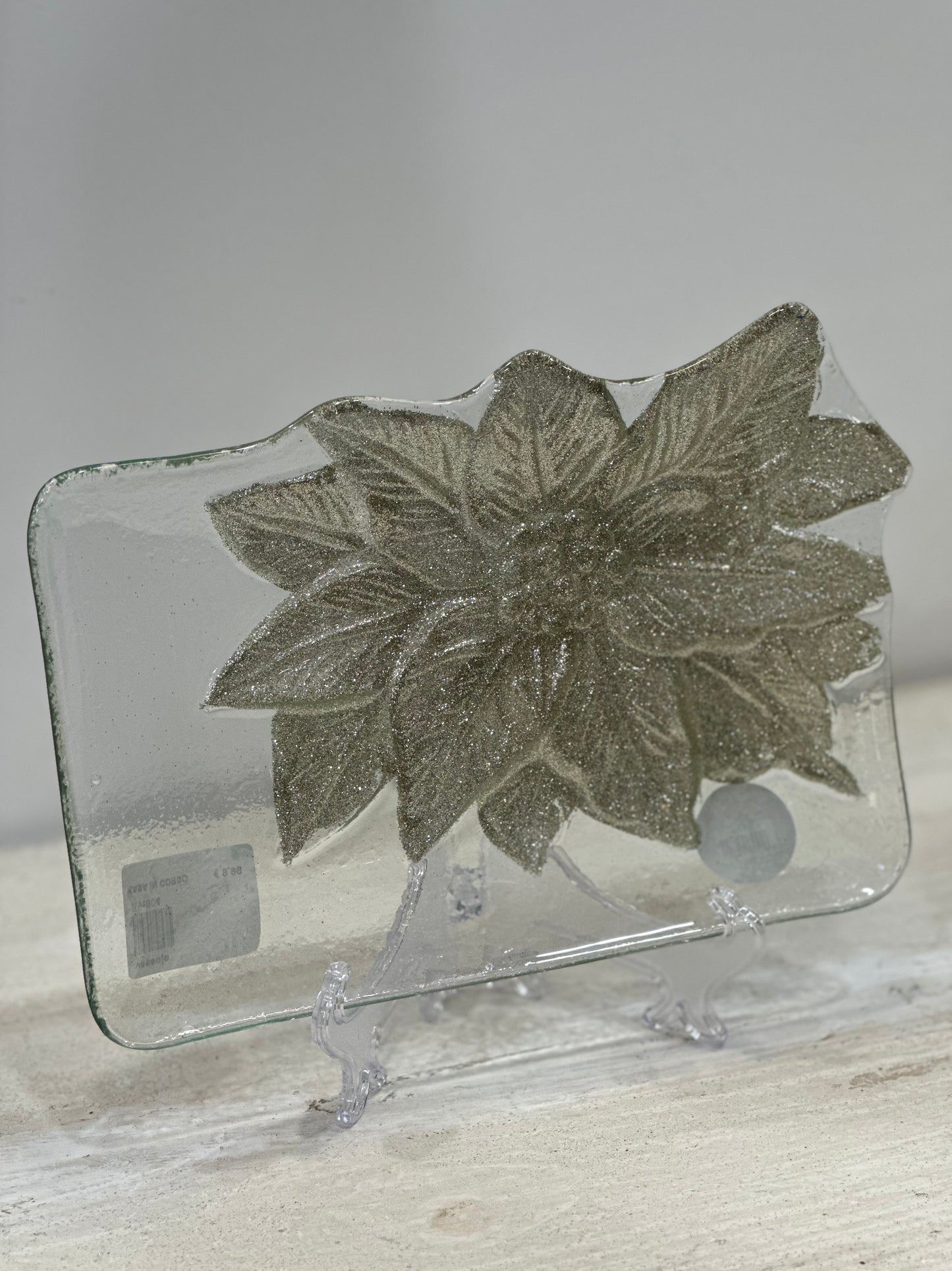 Vassoio Stella di Natale argento | SMALL