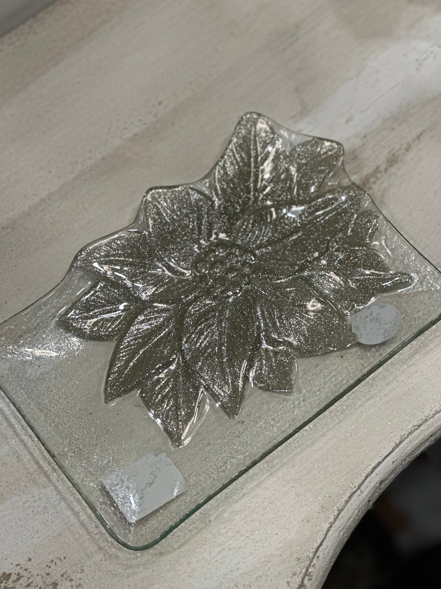 Vassoio Stella di Natale argento | SMALL