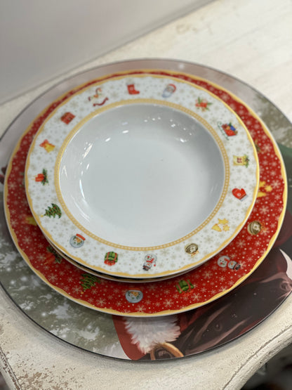 Sottopiatto Babbo Natale Regali