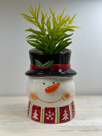 Piantina Natalizia Pupazzo di neve