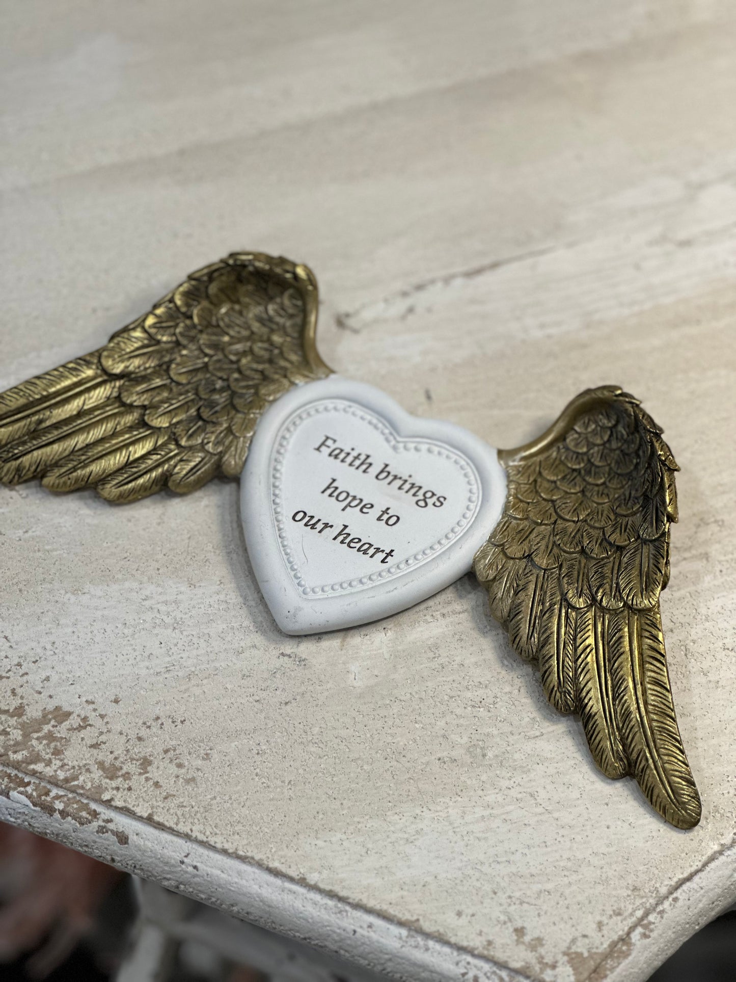 Cornice Cuore Alato | BIANCO