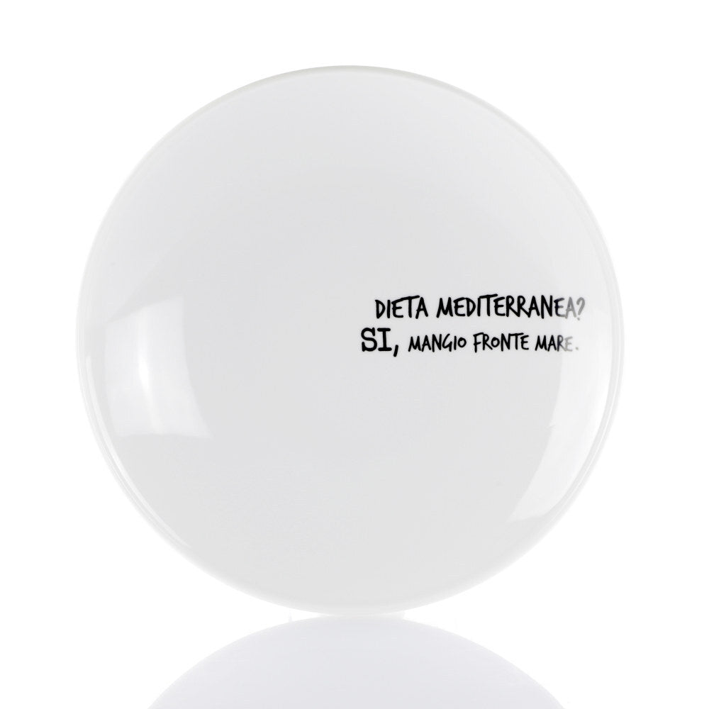 Piatto Pasta Dieta Mediterranea | 30CM