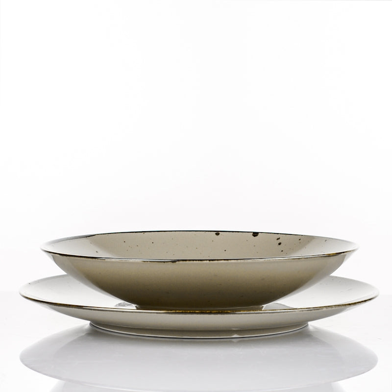 Piatto Fondo Cottage Tortora | 22CM