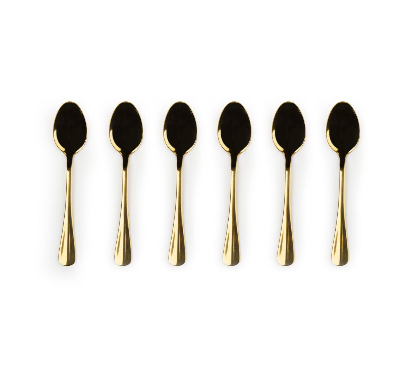 Cucchiaini da caffè Oro | 6 PEZZI