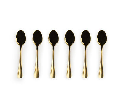 Cucchiaini da caffè Oro | 6 PEZZI