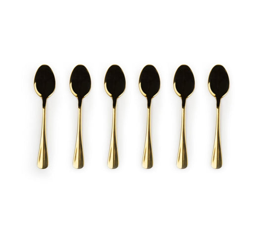 Cucchiaini da caffè Oro | 6 PEZZI
